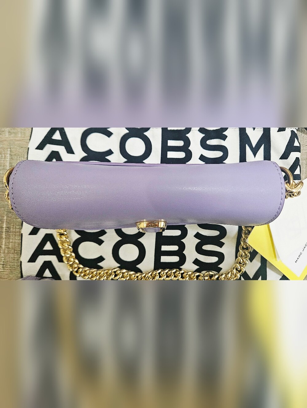 Marc Jacobs The J Marc Mini Shoulder Bag (Lavender/Gold) - Picture 6 of 16